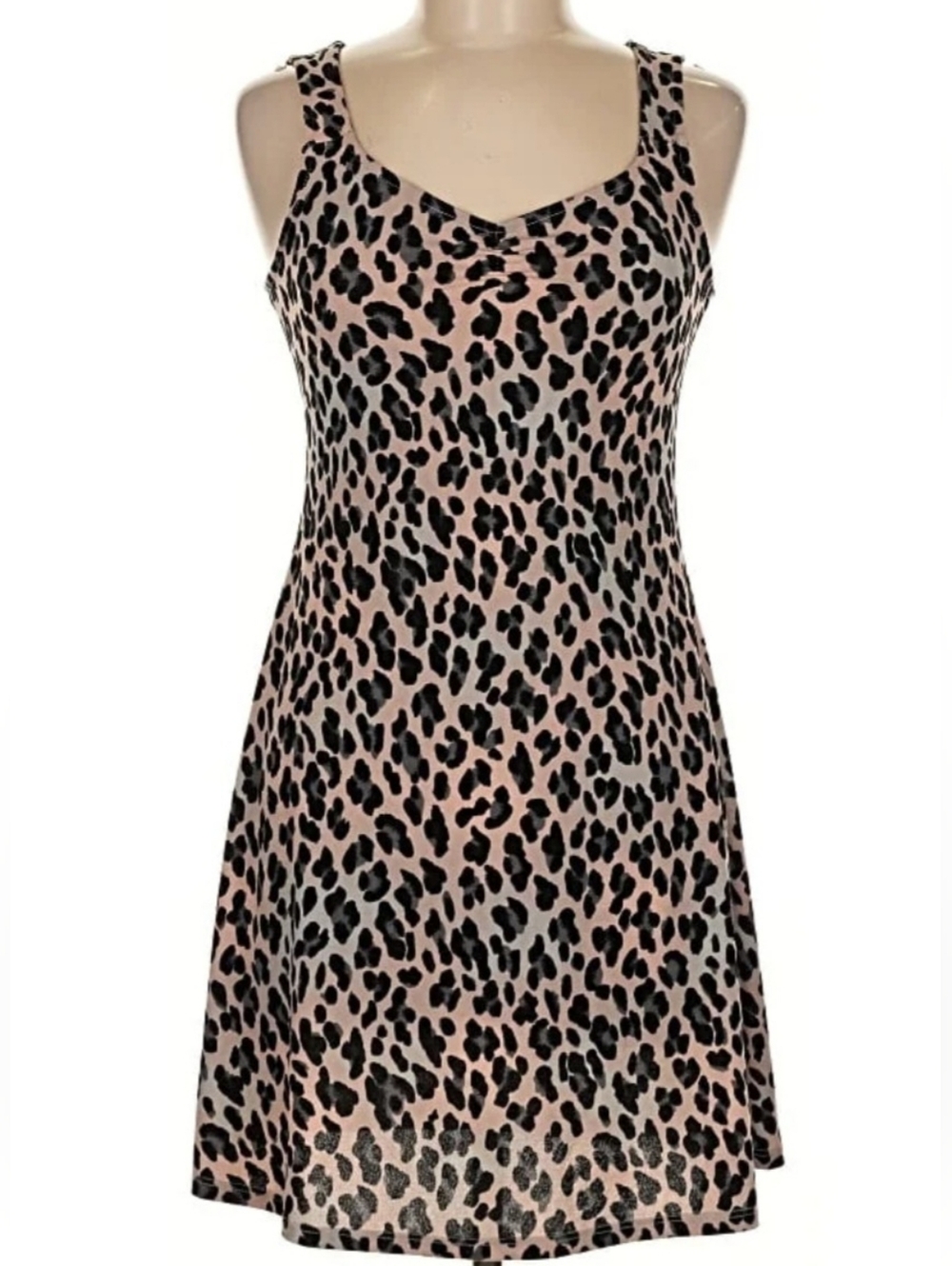 WallFlower NWT Sleeveless Leopard Print A-Line Dress